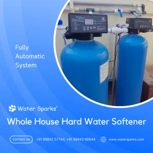 water sparks whole house water softener plant
