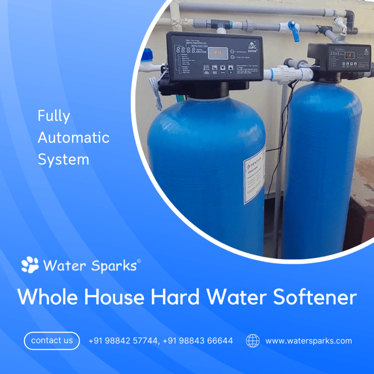 WHOLE HOUSE WATER SOFTENER - Water sparks