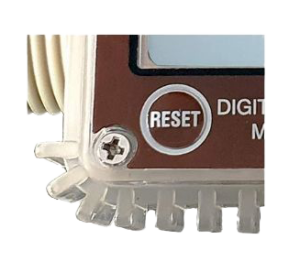 reset process in digital flow meter