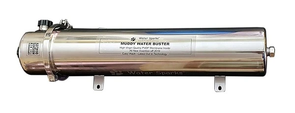 water sparks muddy water buster