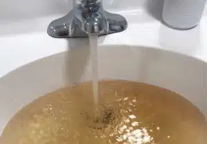 Iron Water in tap