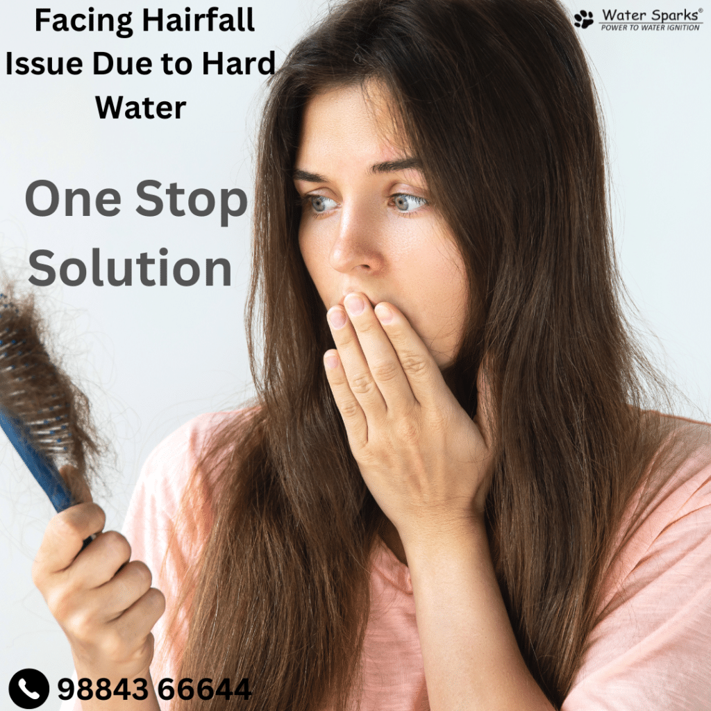 FACING HAIRFALL ISSUE DUE TO HARD WATER