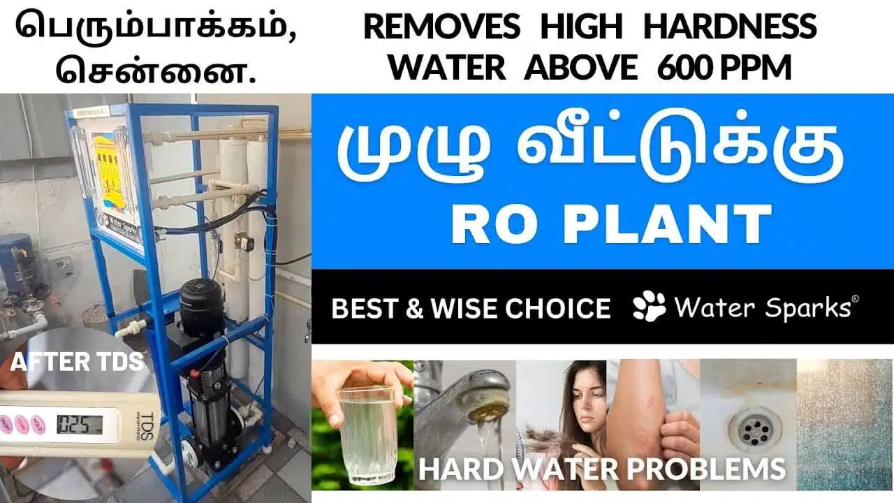 TDS in Water – Causes, Effects & Solution with Water Sparks Whole House RO Plant