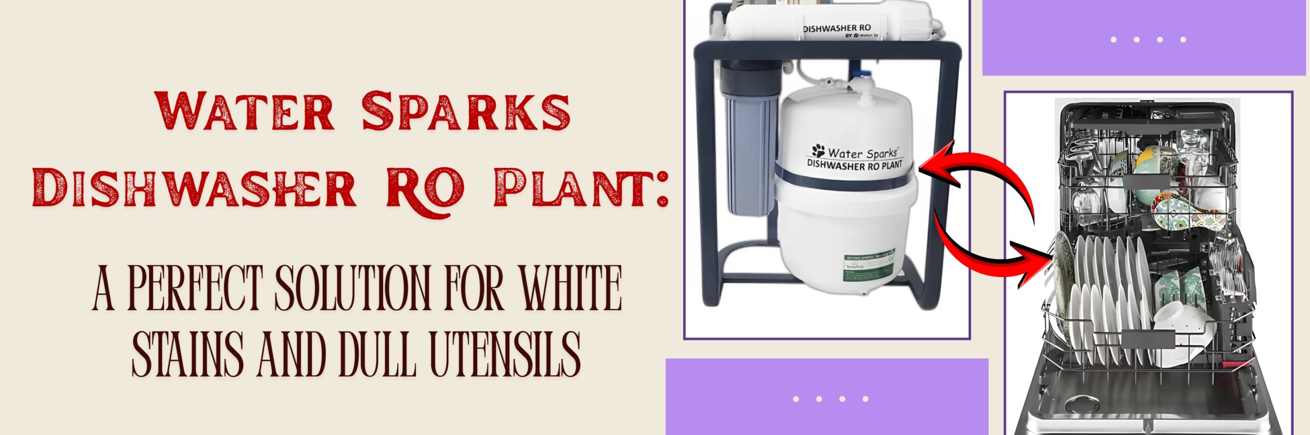 Water Sparks Dishwasher RO Plant