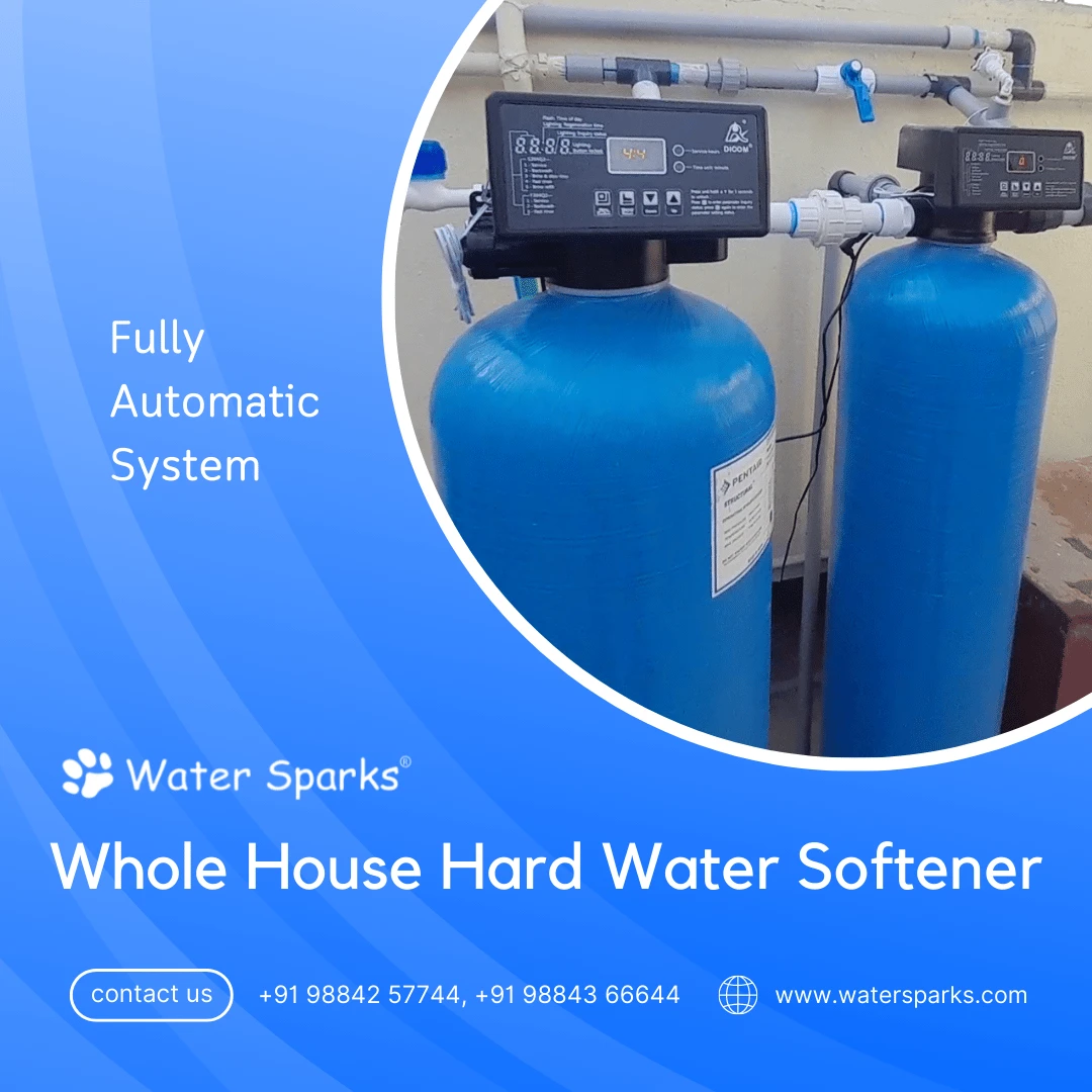 Water Sparks Whole house Water softener plant