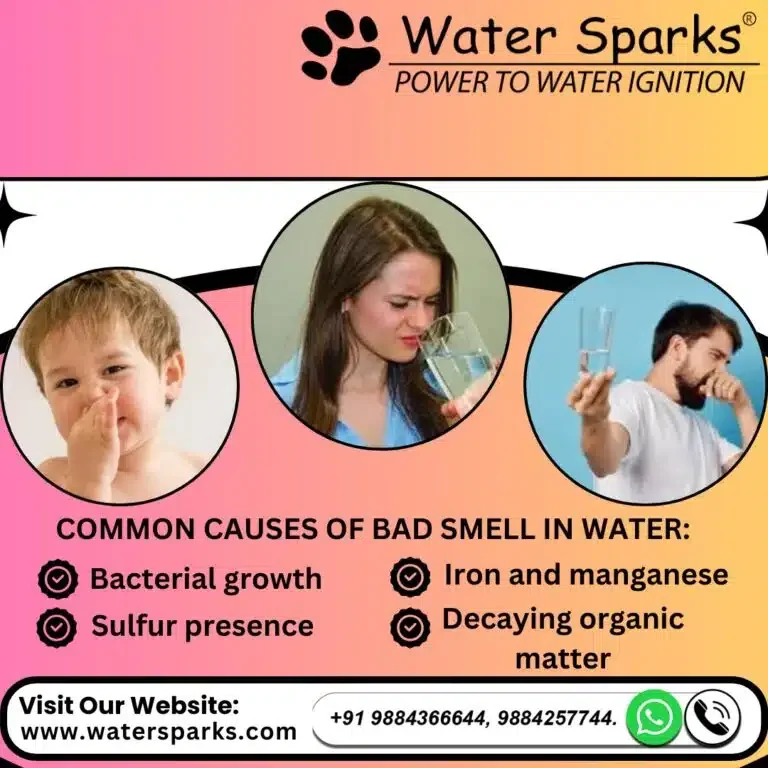 common problems in bad smell of water