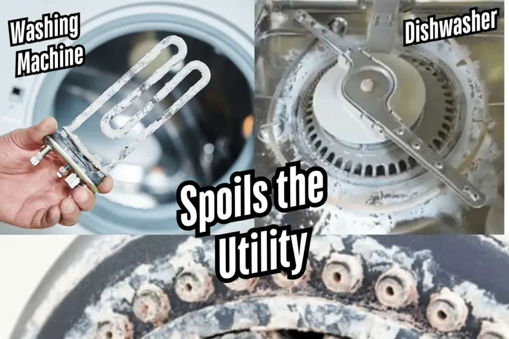 hard water spoils utility