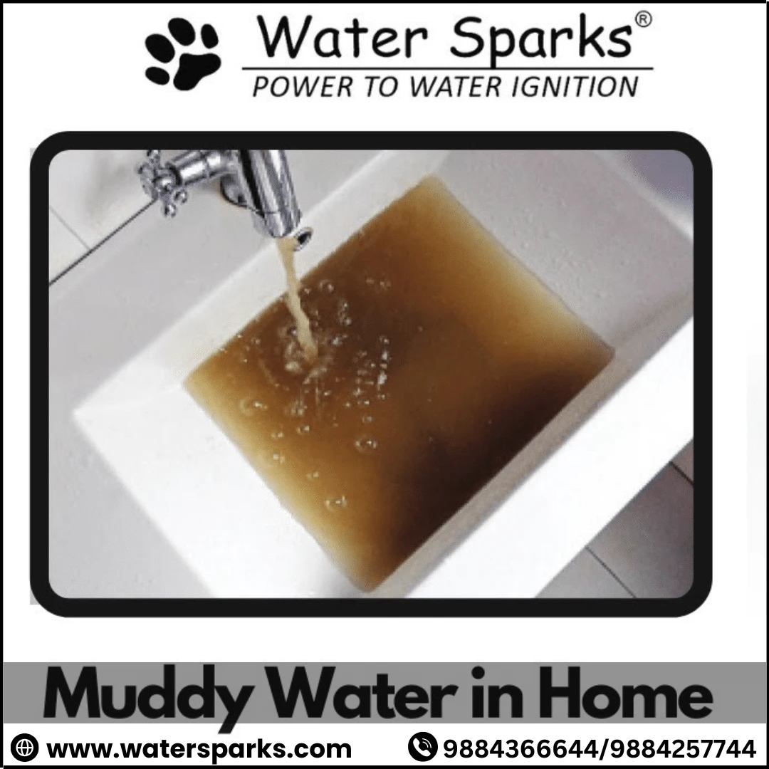 muddy water in bathroom tap
