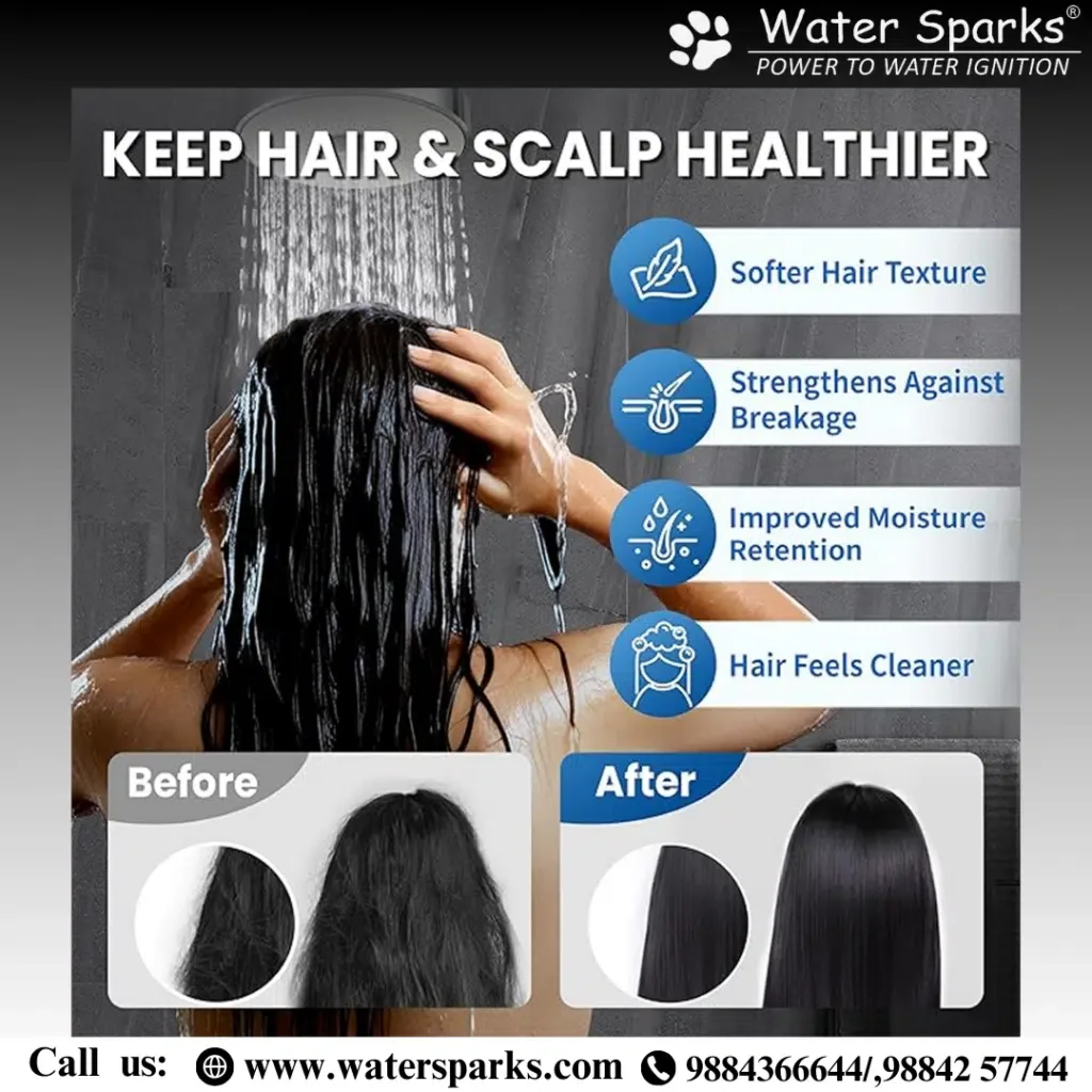 soft water keep your hair soft and smoothy