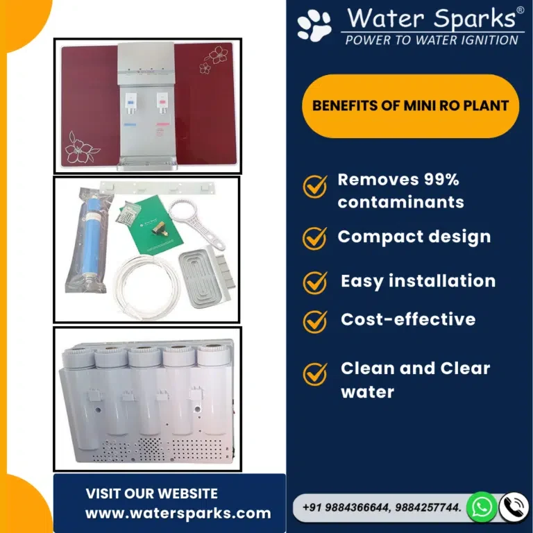 water sparks mini ro plant system