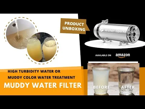 water sparks muddy water solution filter