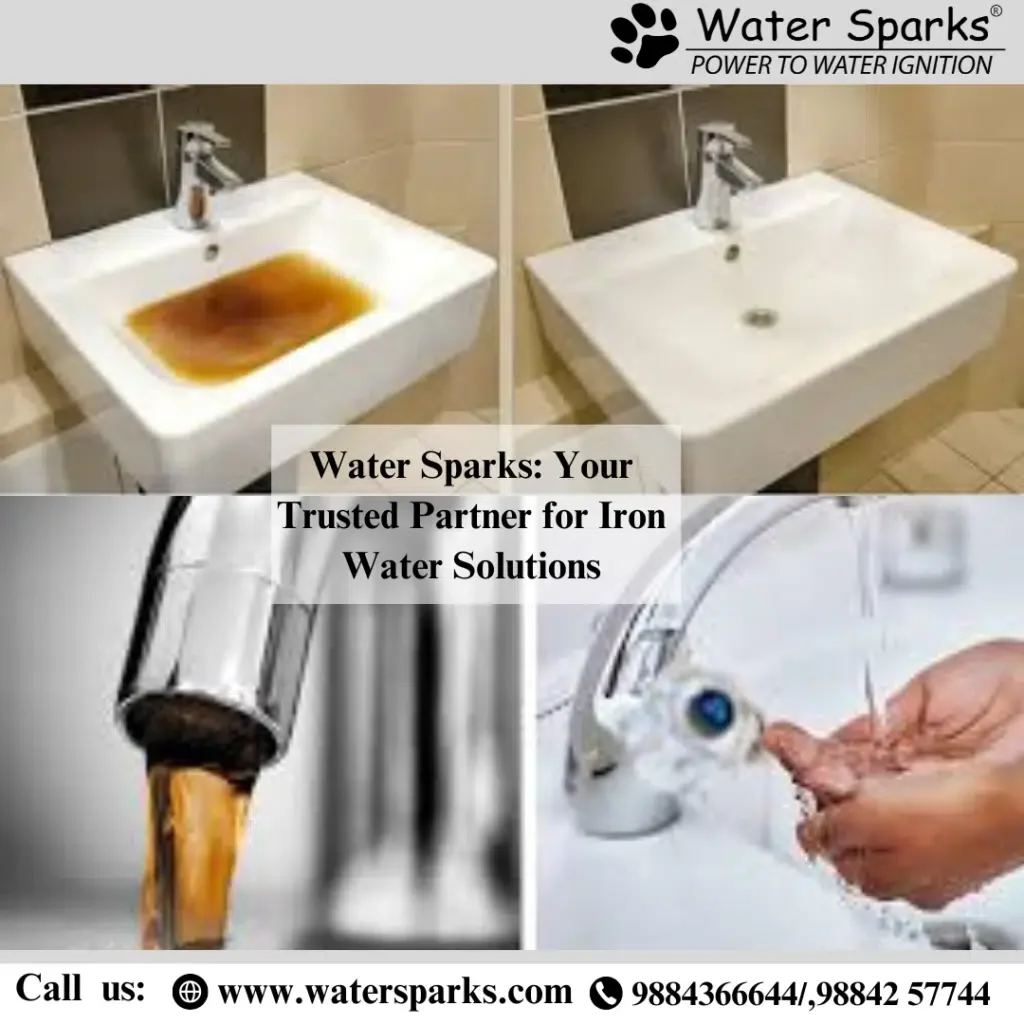 water sparks transform your iron water to crystal clear water