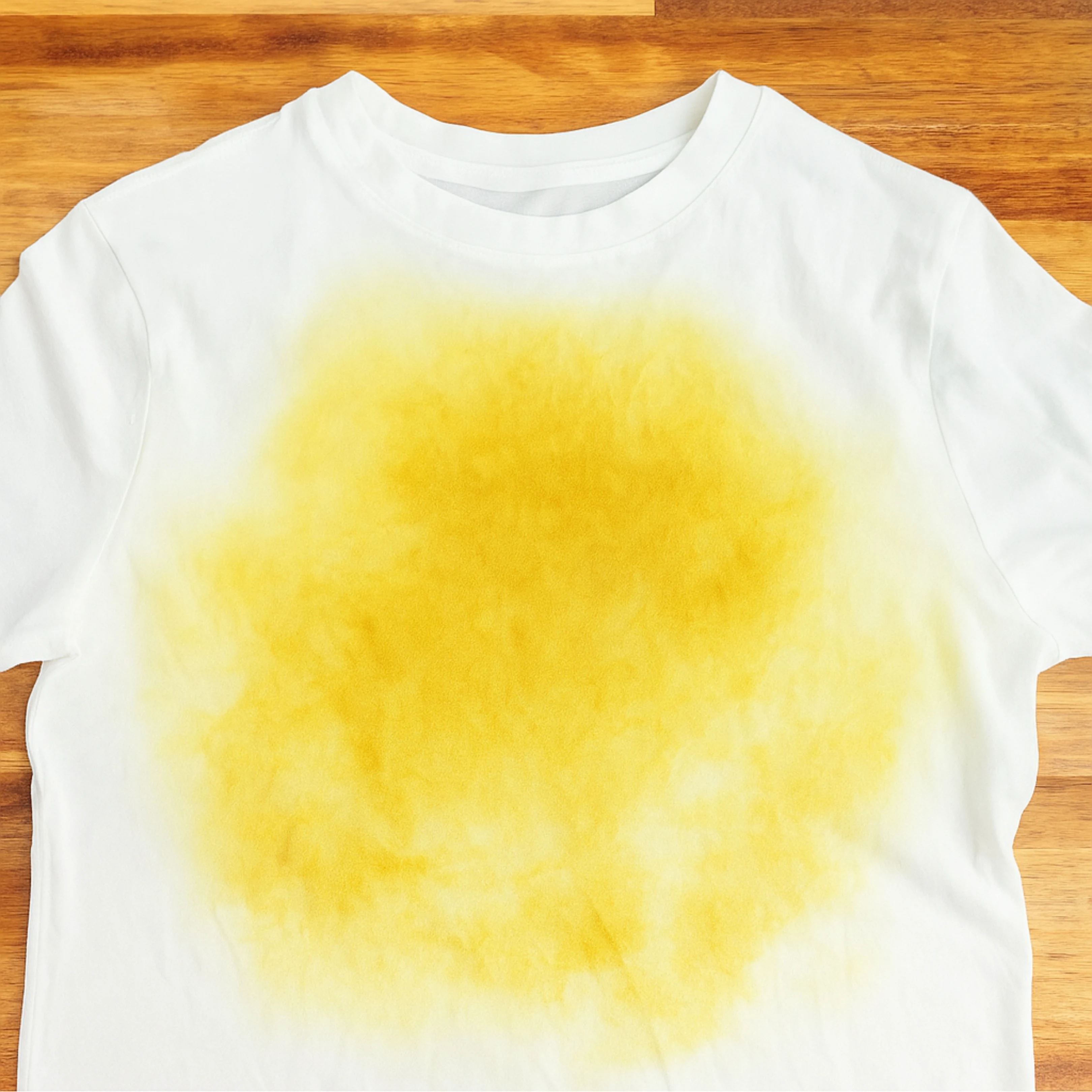 iron water stain marks on cloth