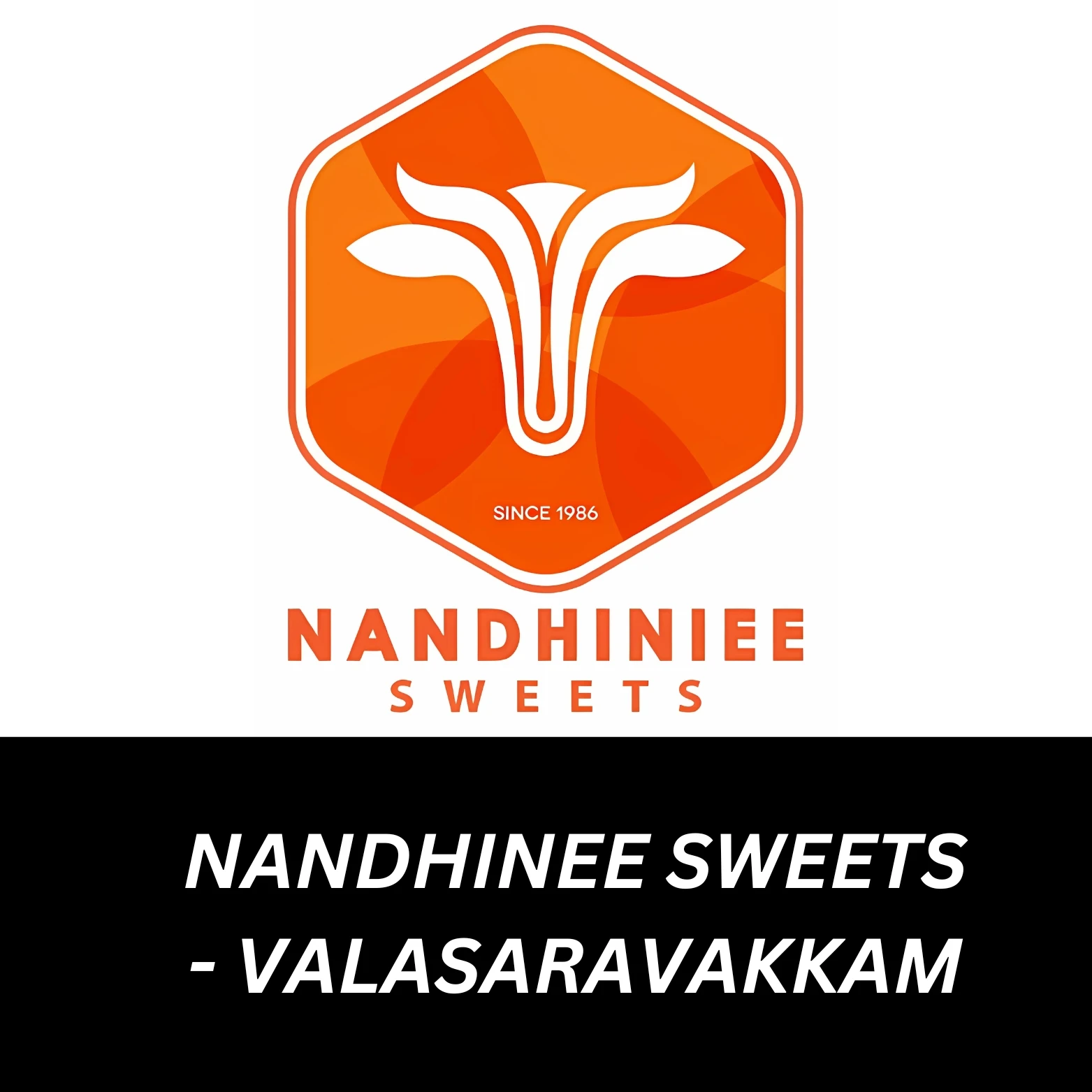 Nandhinee Sweets Valasaravakkam logo