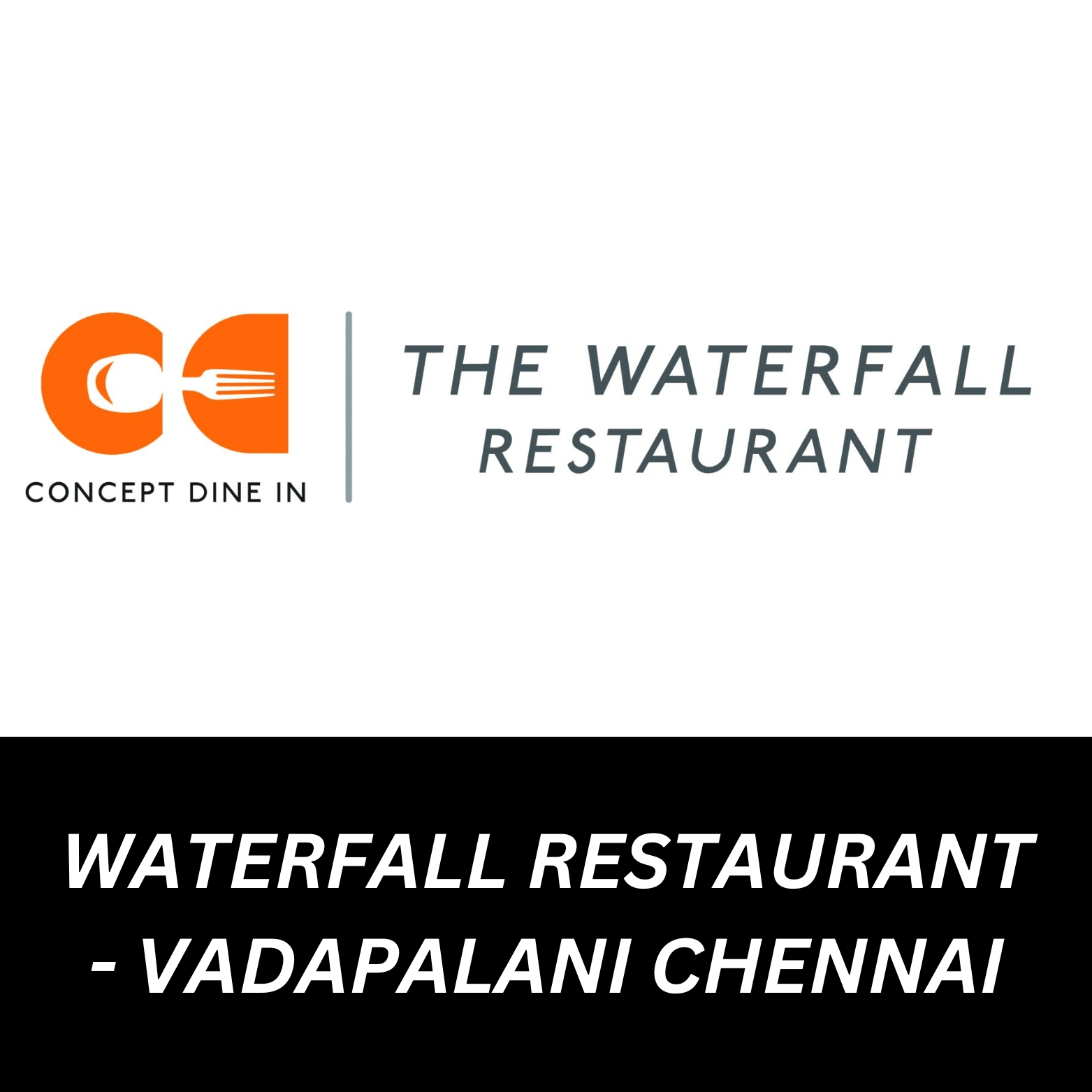 Waterfall Restaurant Vadapalani Chennai logo