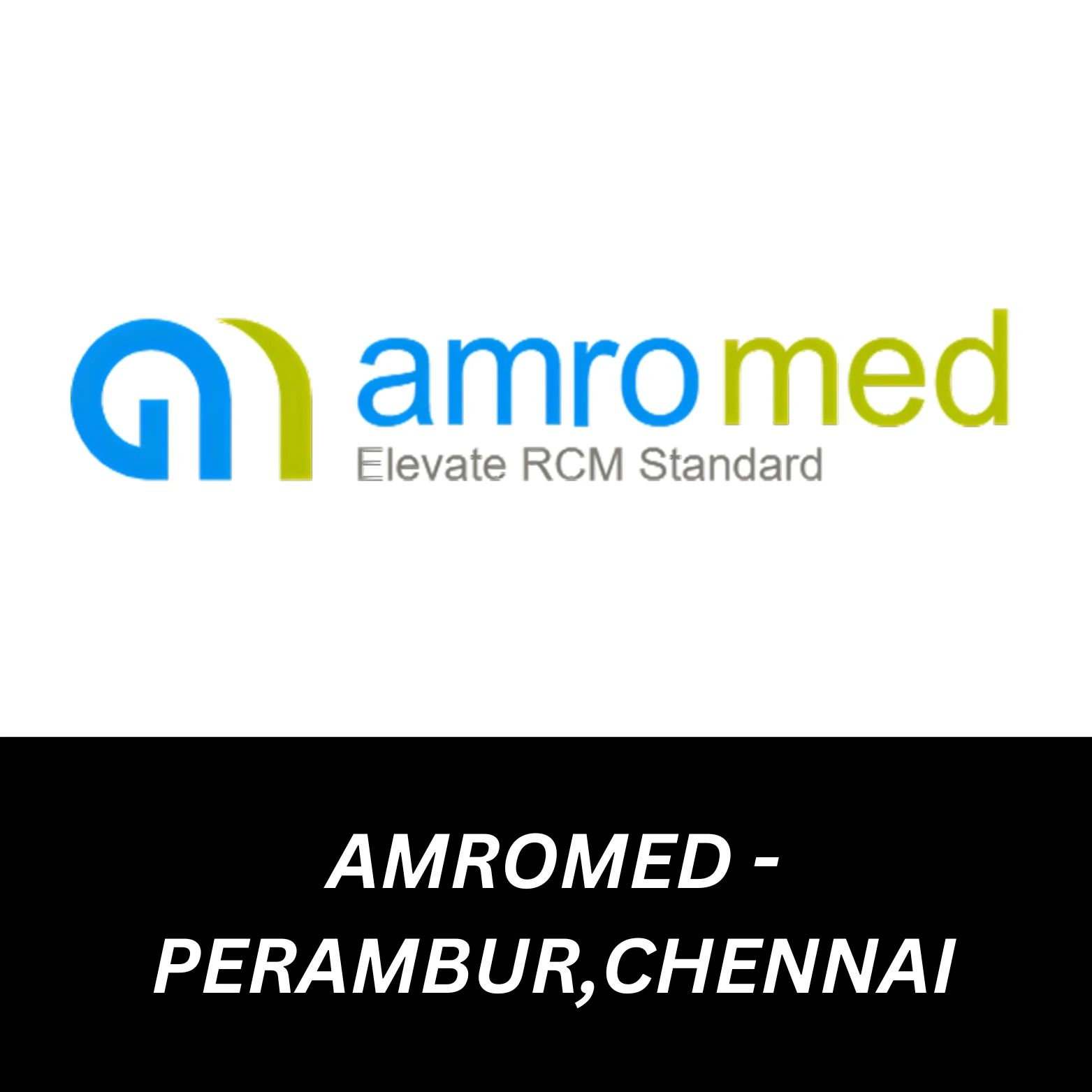 Amromed Perambur chennai logo