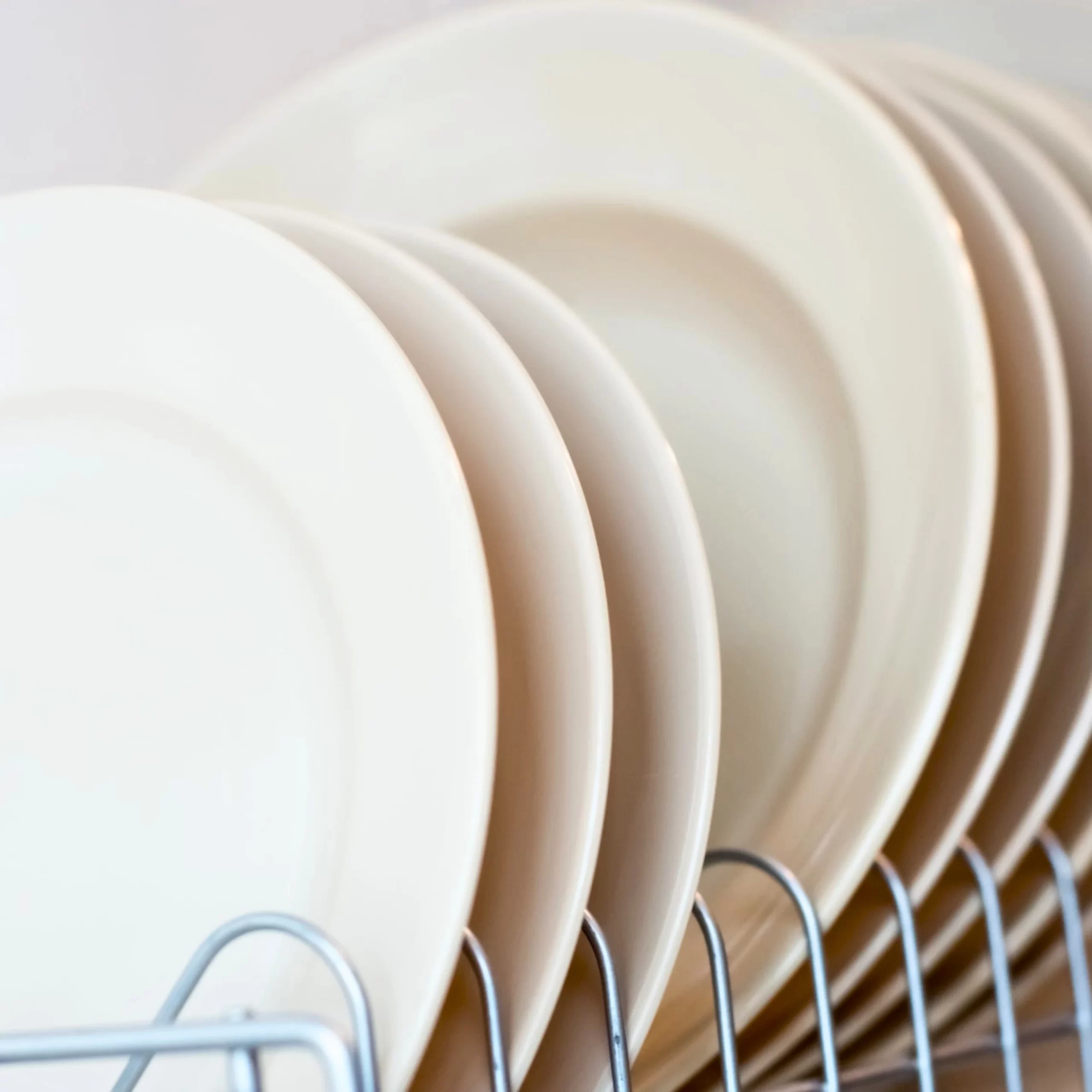 After using ro water no white stains on plates