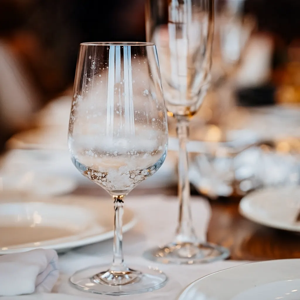 white scaling formation in glass