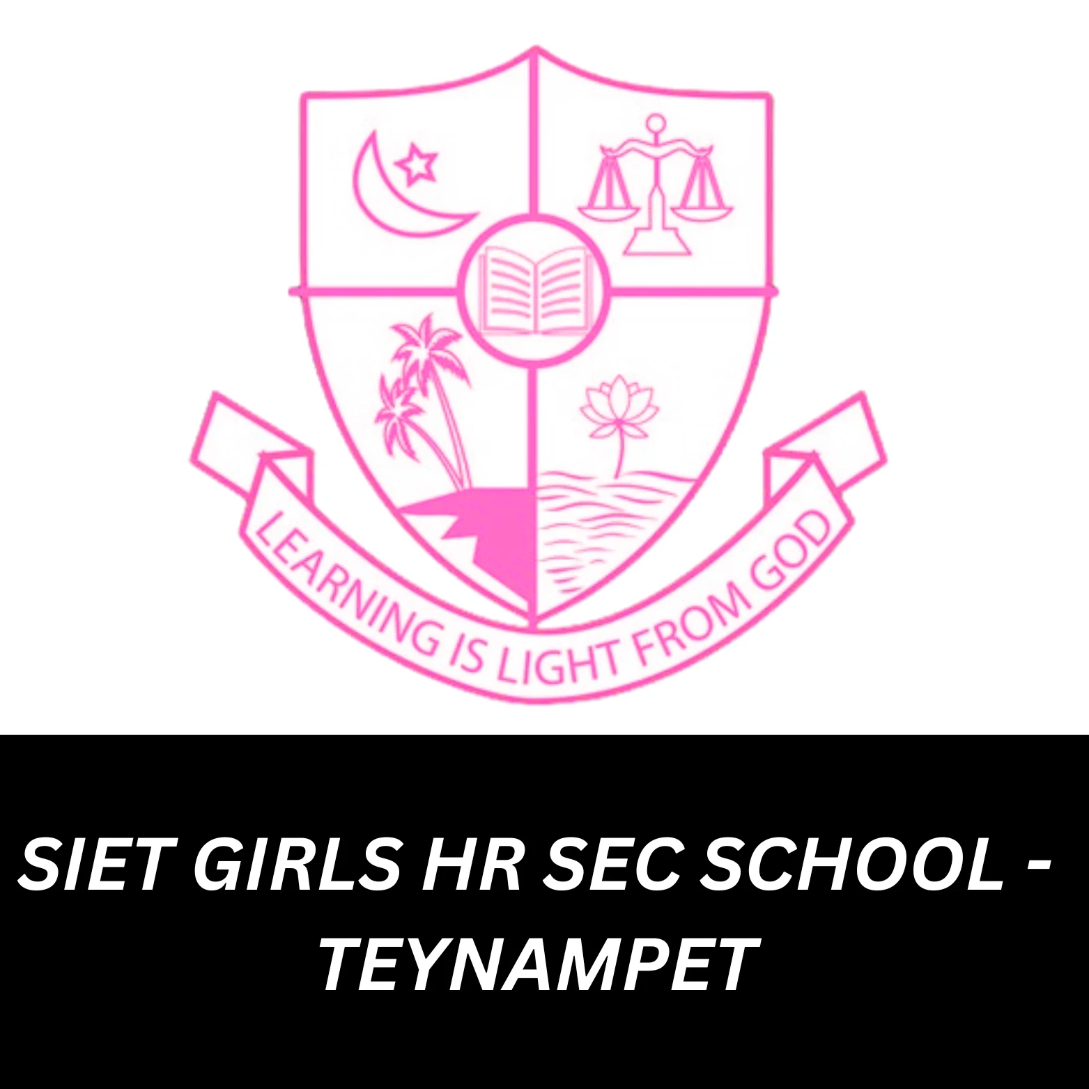 logo of Siet girls hr sec school Teynampet