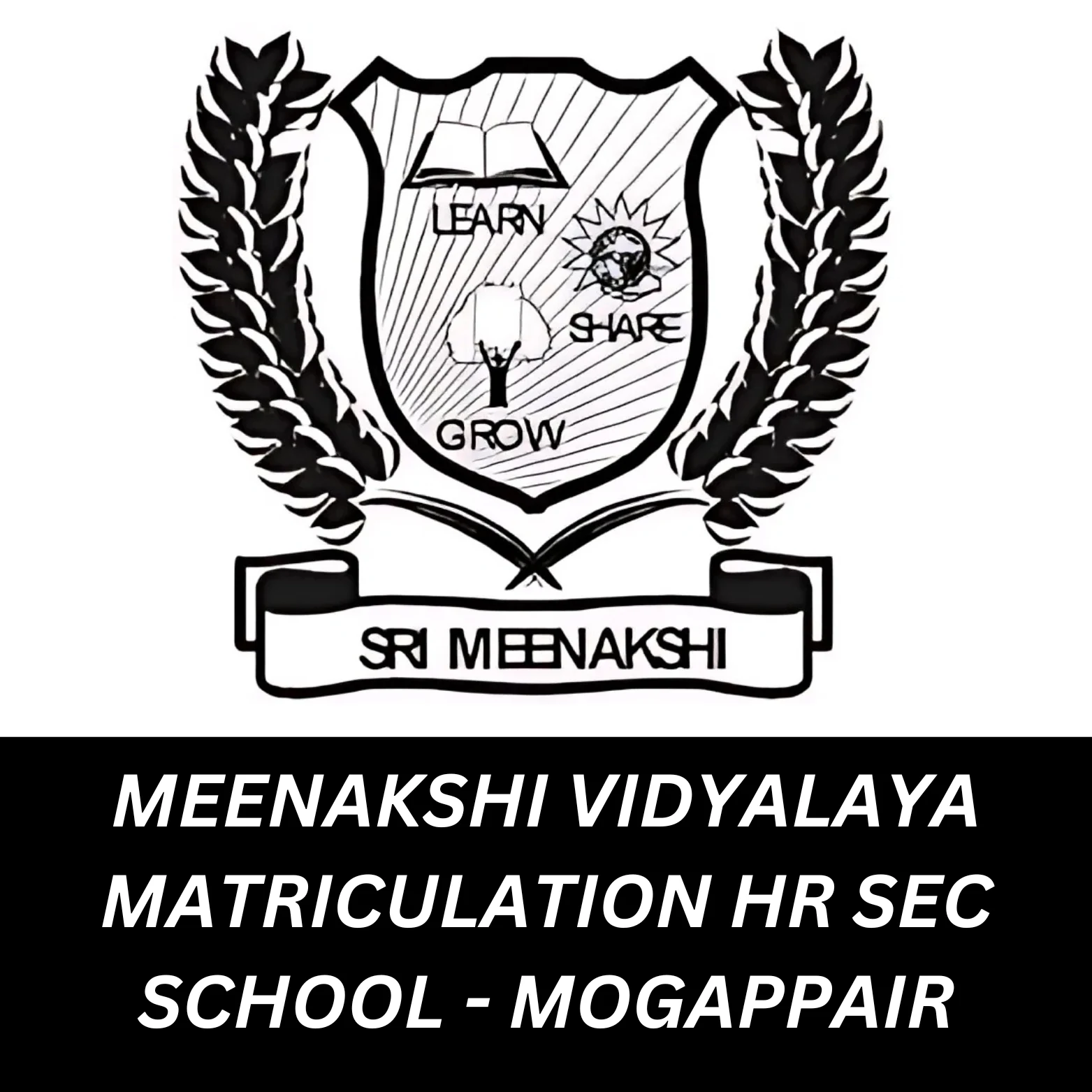 Meenakshi Vidyalaya Matriculation Hr Sec School Mogappair logo