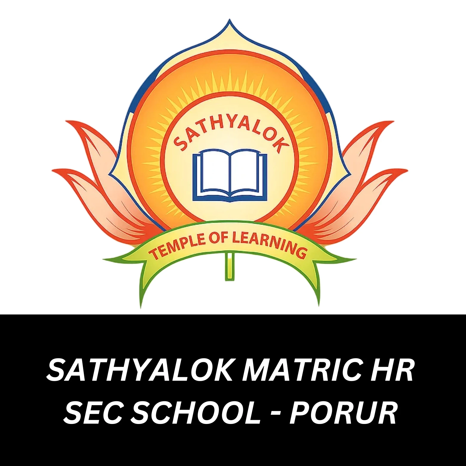 sathyalok matric hr sec school porur logo