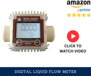 Water Sparks Digital Flow Meter