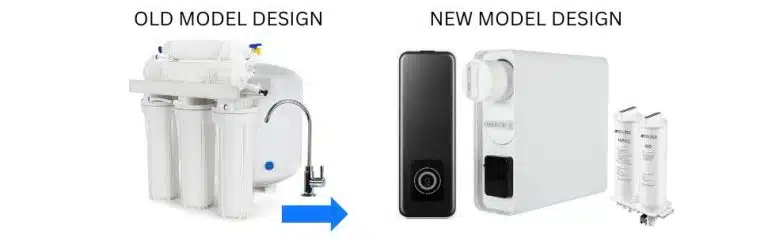 old water purifier vs water sparks under sink ro plant