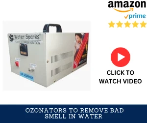 water sparks ozonator