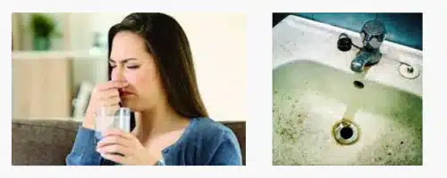 bad smell water a woman
