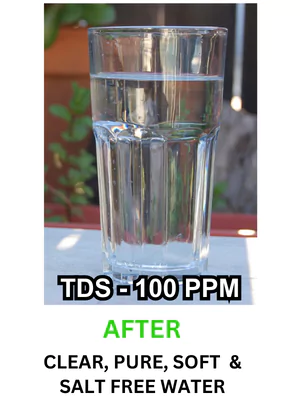 clean pure glass water