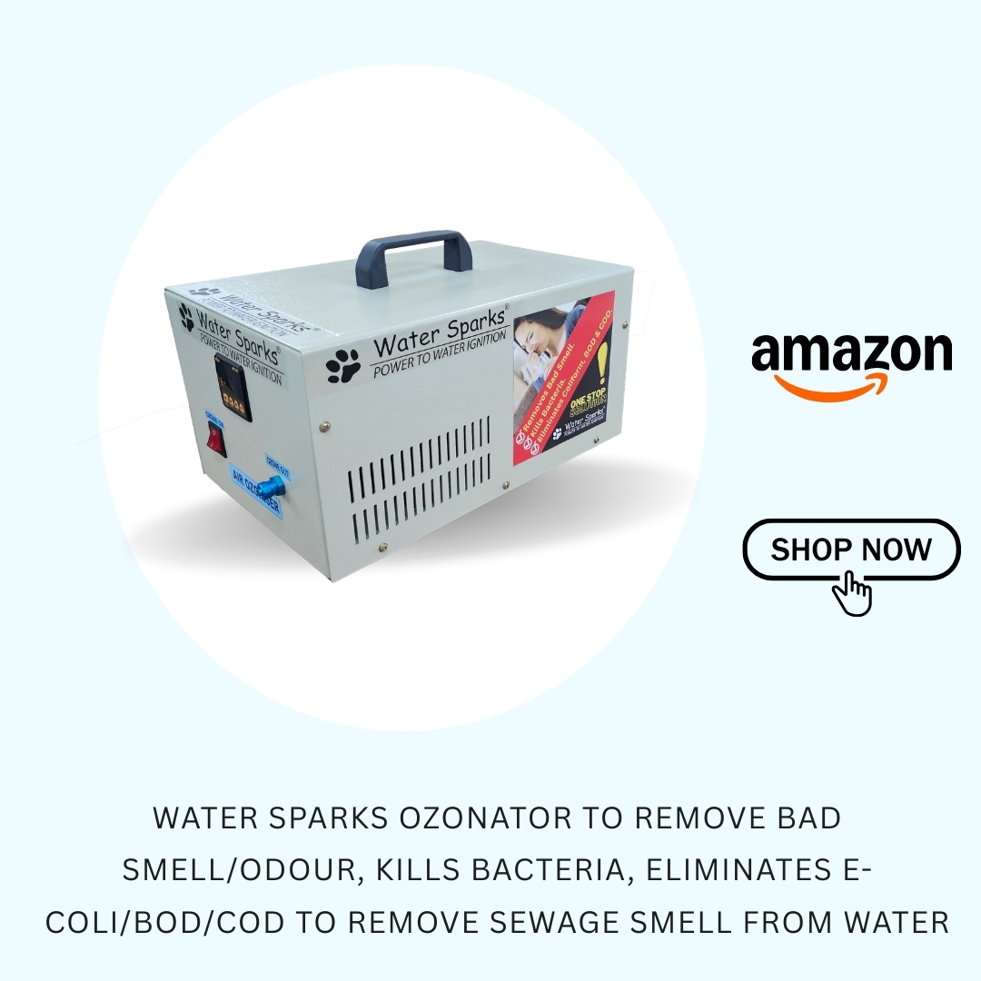 watersparks ozonator for bad smell remove